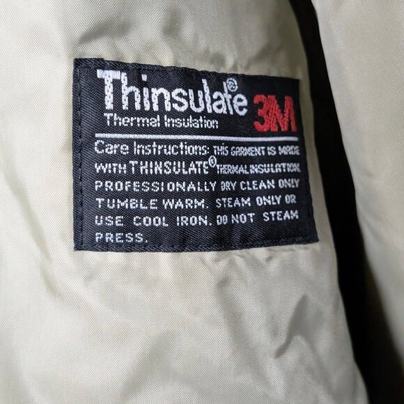 London Fog Trench Coat Men's Sz 42 Reg Tan Khaki Double Breasted Zip Liner Belt - Picture 5 of 5